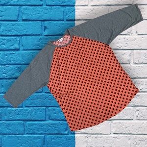 LuLaRoe Minnie Mouse Randy Tee 3XL 3/4 sleeve